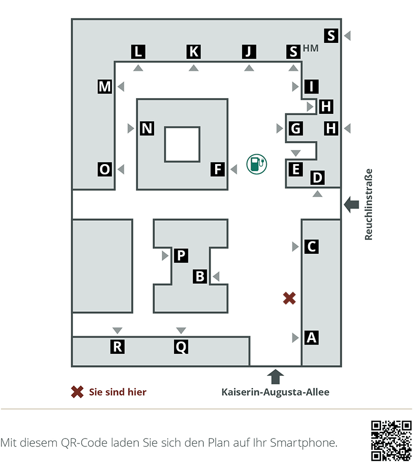 Eingang Gebäude-Rückseite